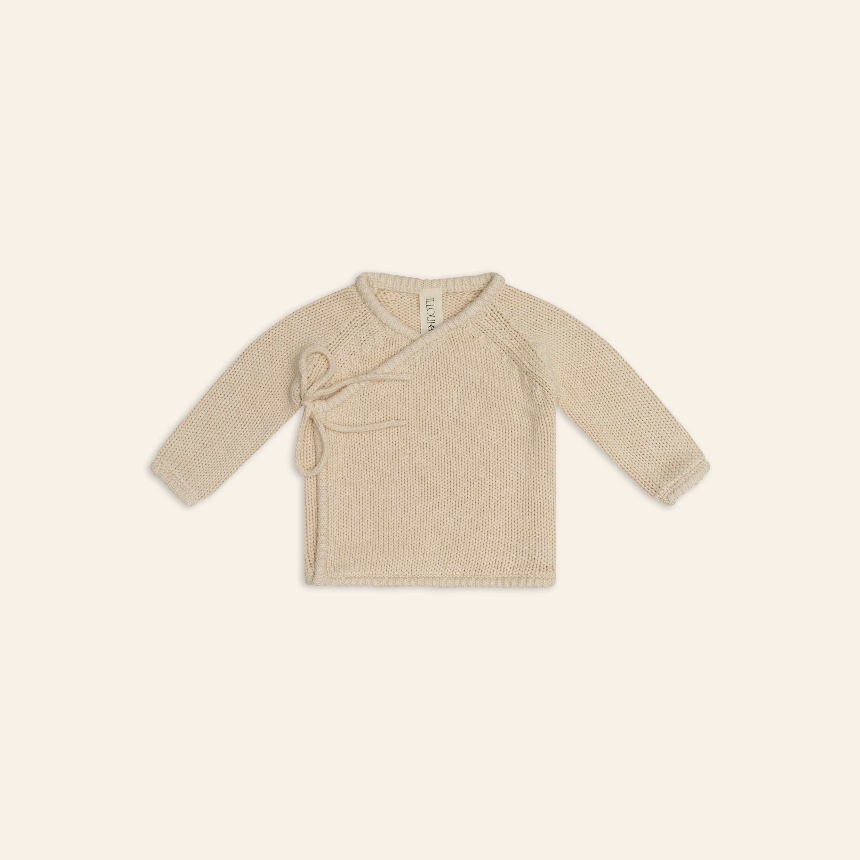 Illoura the Label Poet Jumper - Biscuit