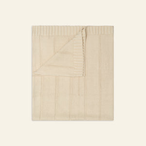 Illoura the Label Baby Knit Blanket - Biscuit