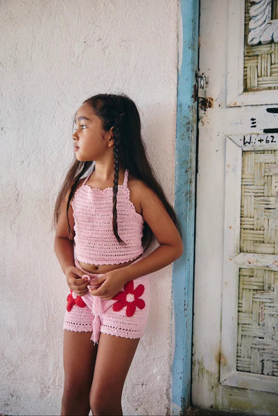 Nothing but Amor Flower Shorts