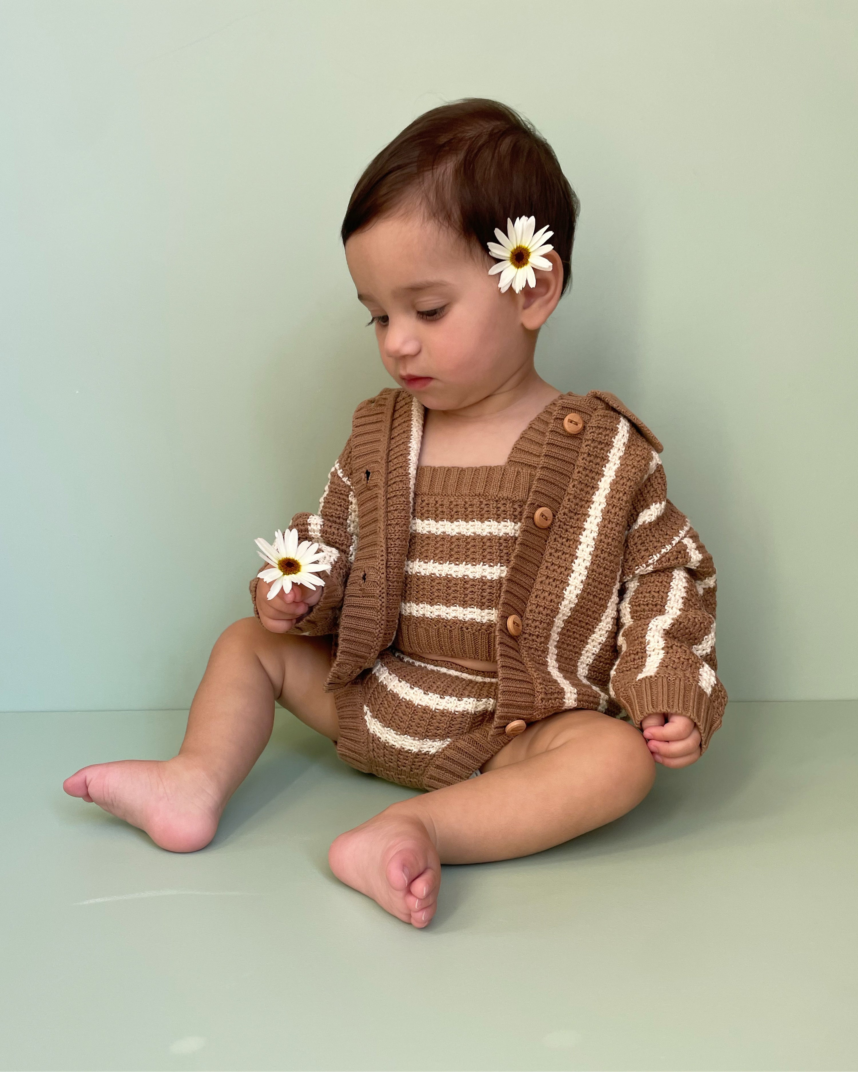 Grown Knitted Bloomers - Cedar