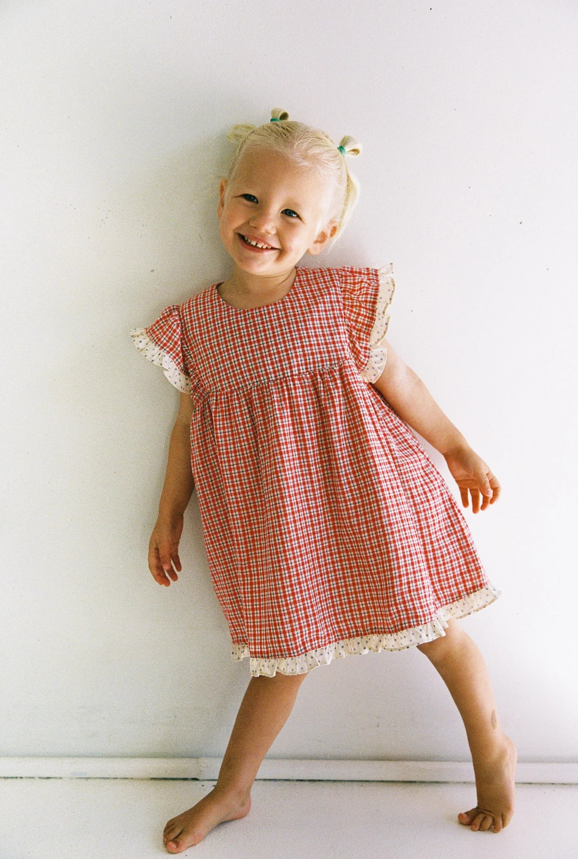 Juni Daisy Dress | Red Check