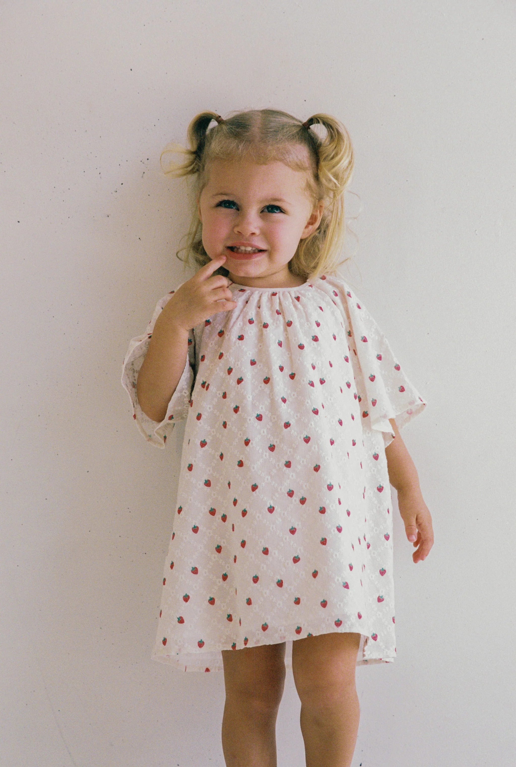 Juni Penny Dress | Strawberry Broidery