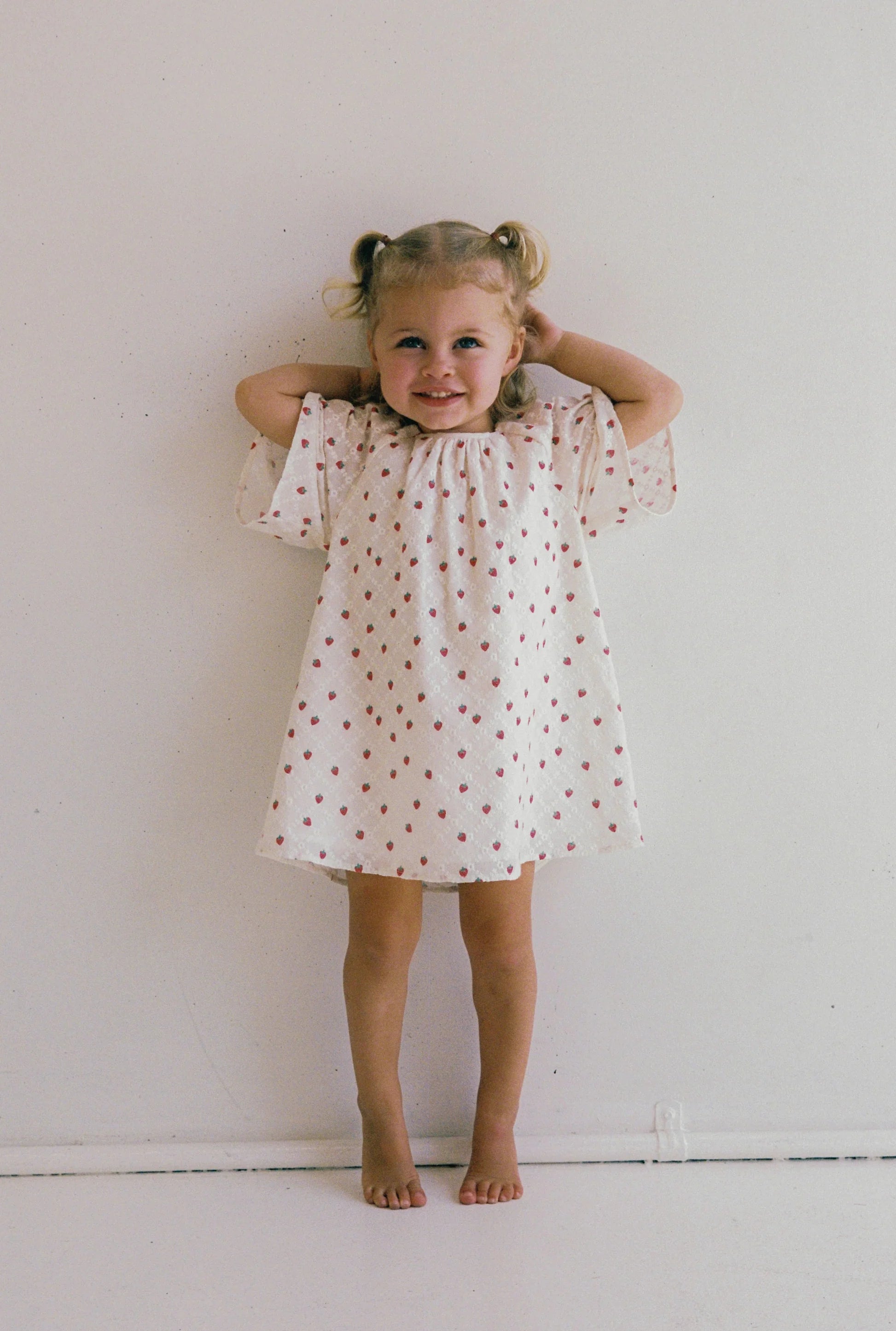 Juni Penny Dress | Strawberry Broidery