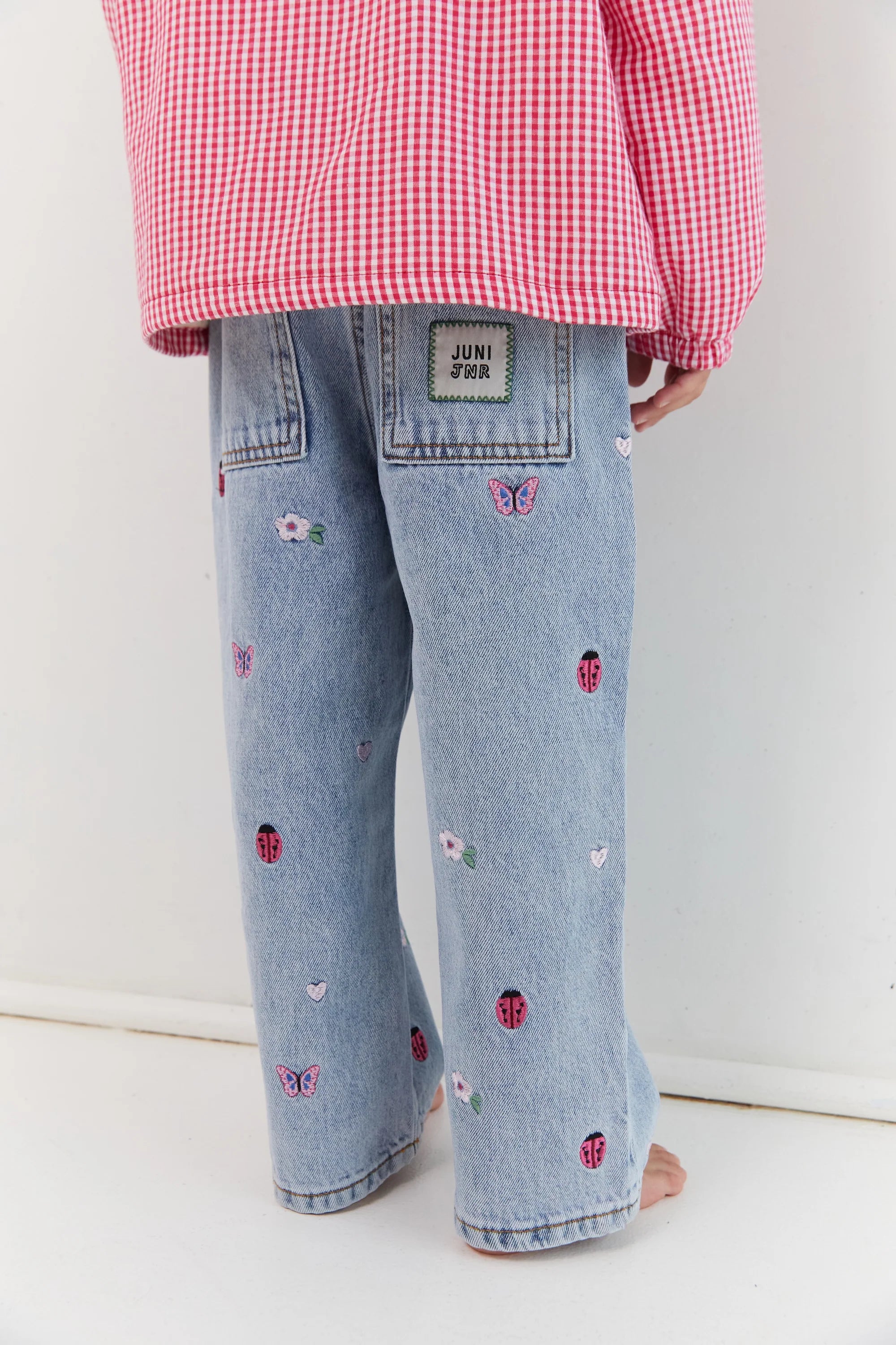 Juni Blair Jean | Garden Embroidery