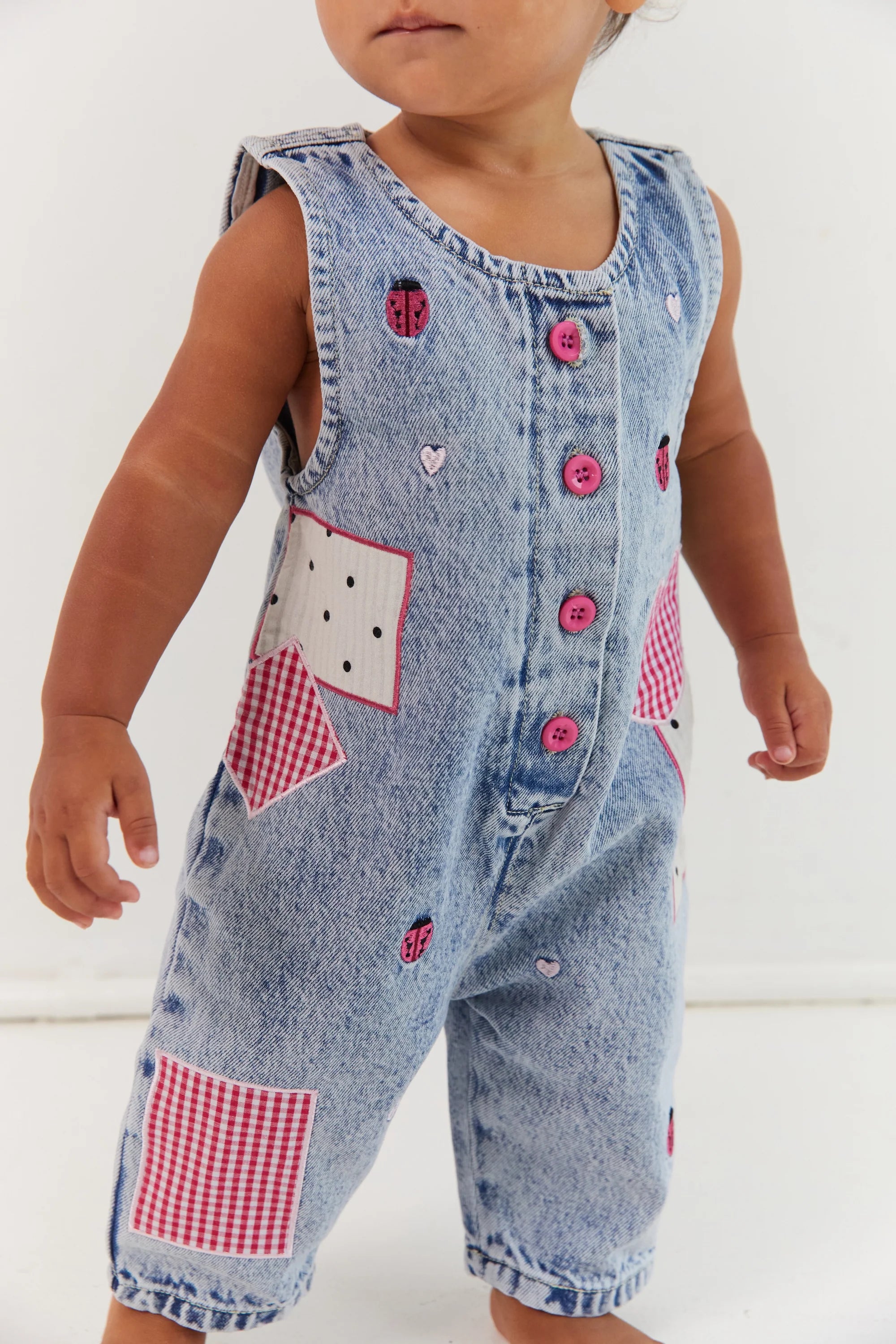 Juni Charlie Overalls | Love Bug