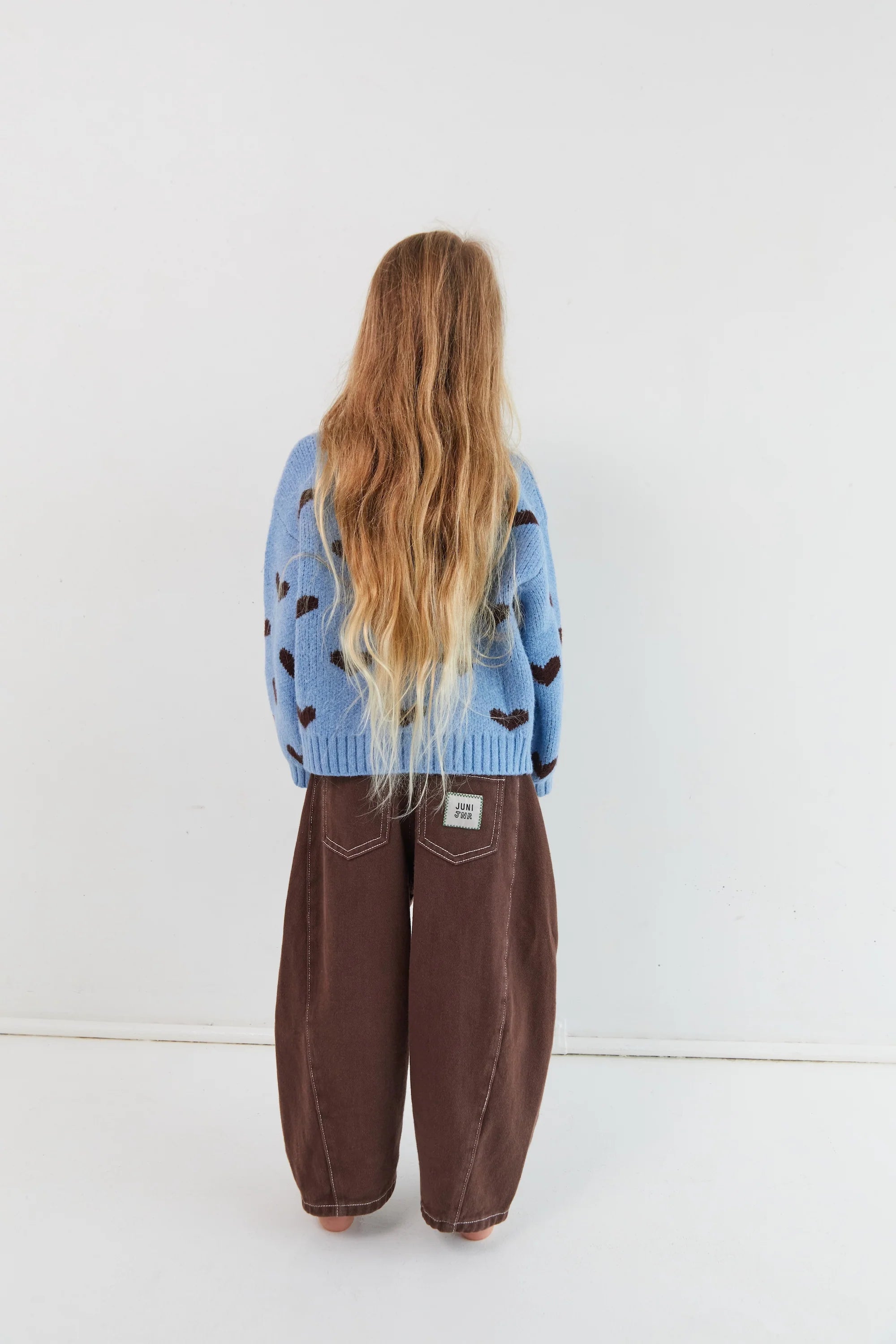 Juni JNR Sweetheart Cardigan | Hearts