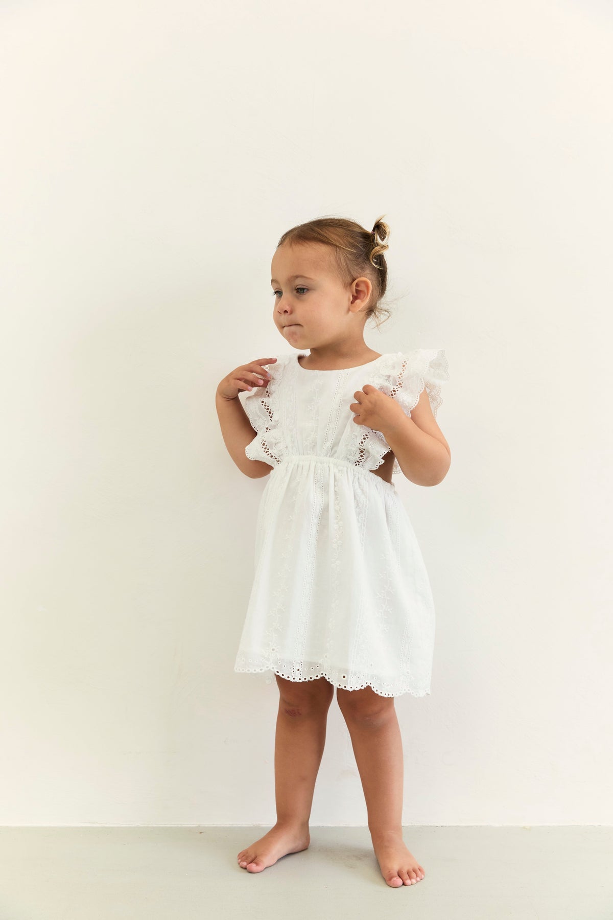 Juni Rumi Dress in Blanc