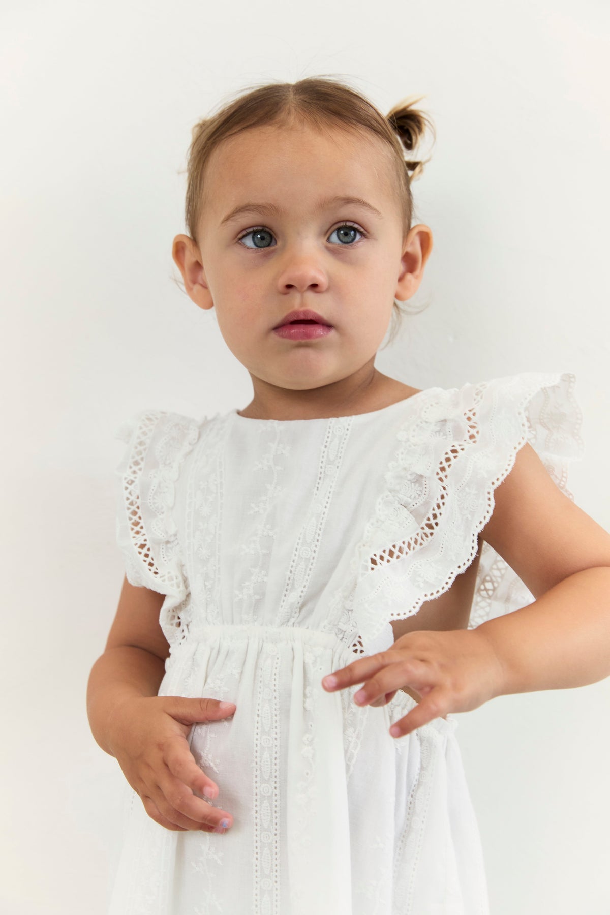 Juni Rumi Dress in Blanc