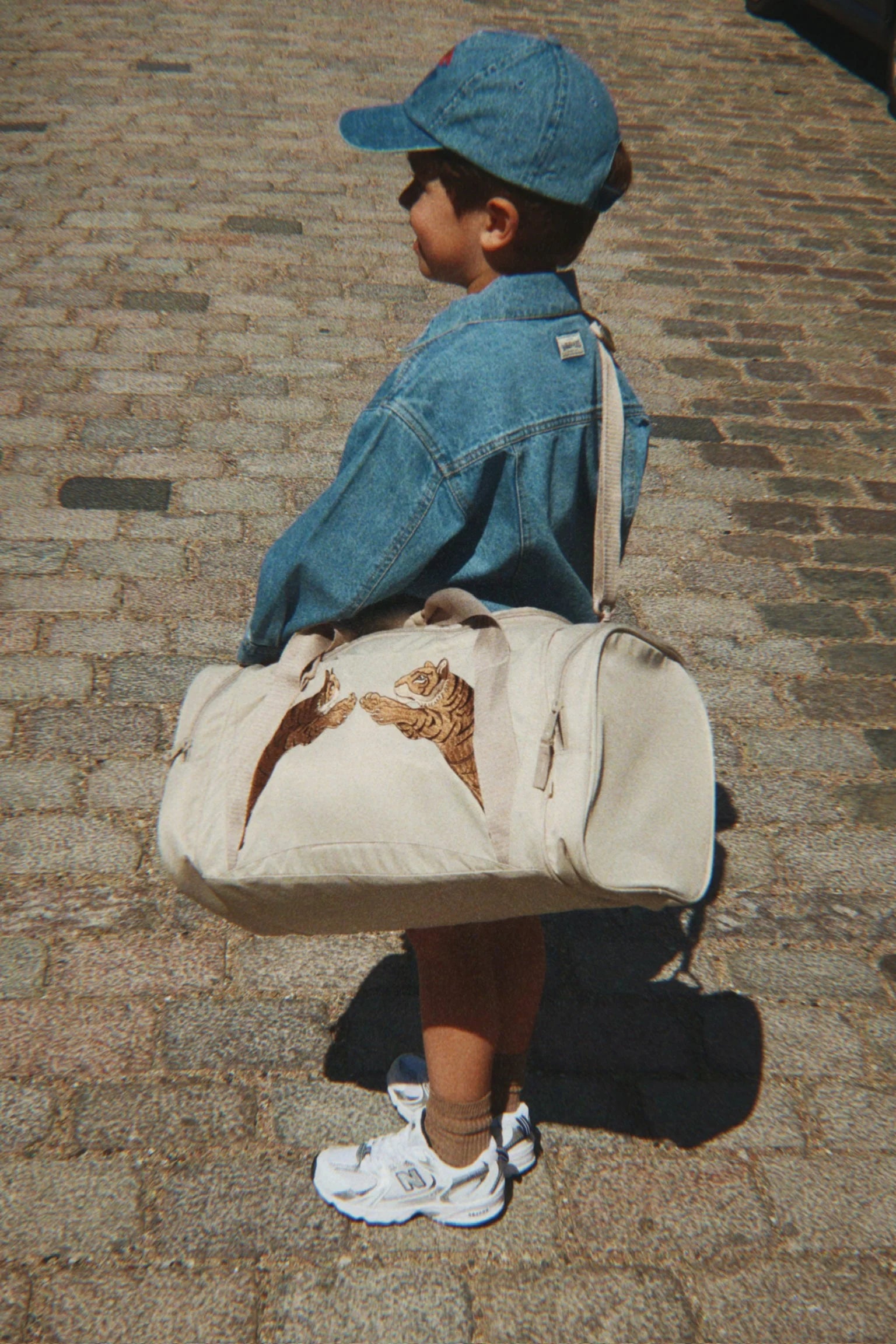 Konges Slojd Kids Weekend Bag | Feather Gray