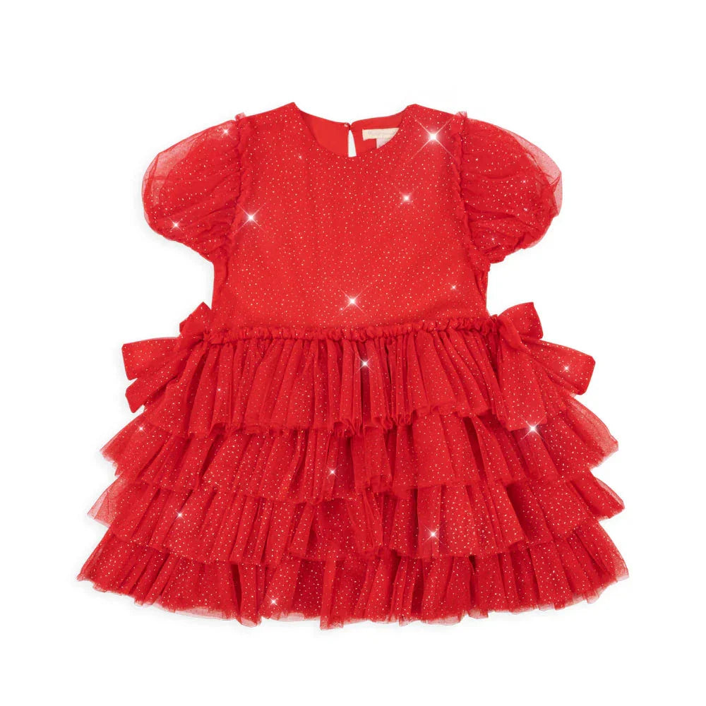 Konges Slojd Fay Dress GRS | Barbados Cherry