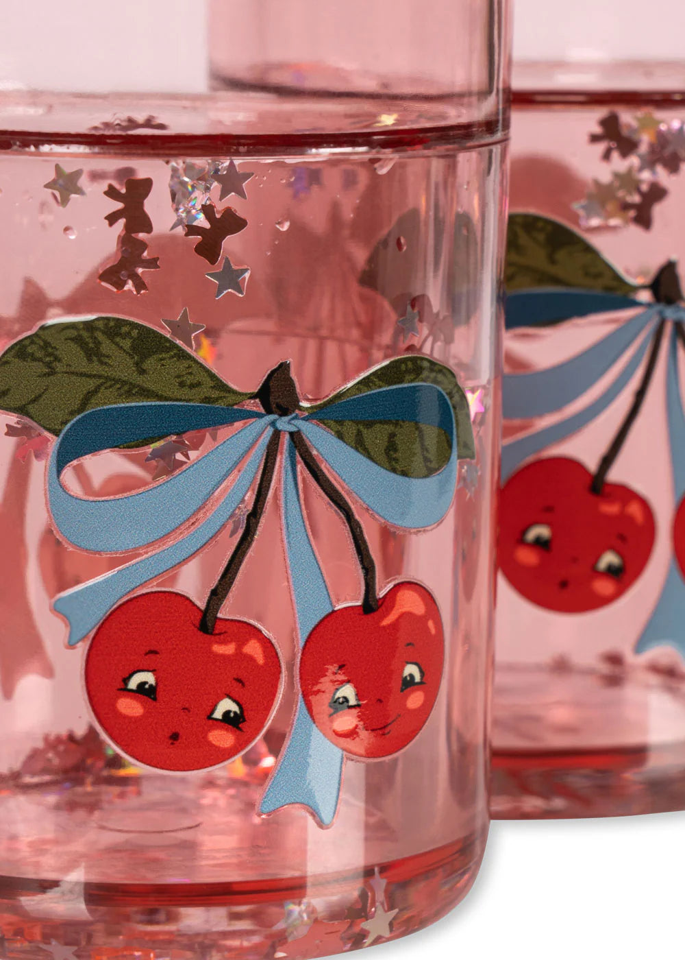 Konges Slojd Glitter Cups 2pc | Cherry Bow