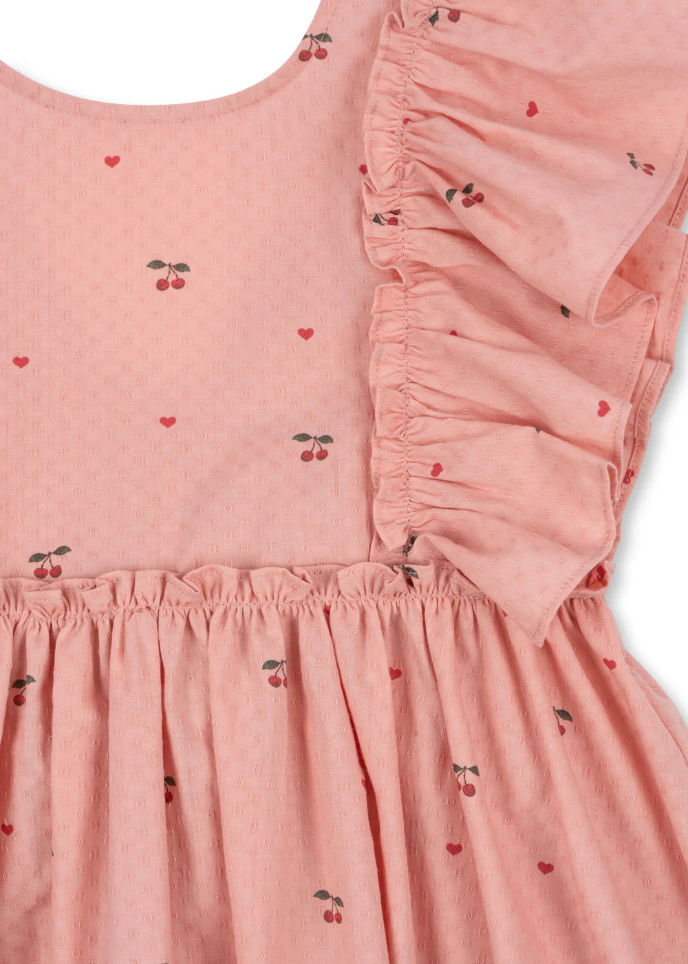 Konges Slojd Evia Bow Dress GOTS | Cherry