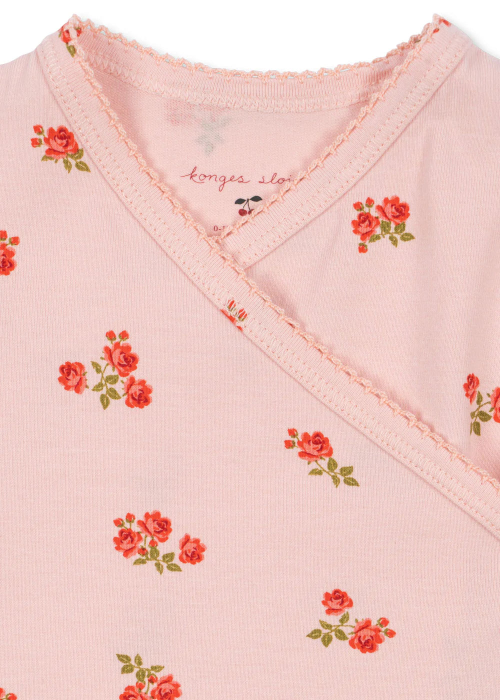 Konges Basic Newborn Onesie GOTS | Rosa Pink