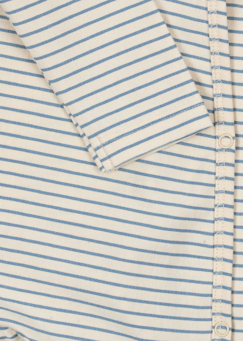 Konges Basic Newborn Onesie GOTS | Stripe Blue