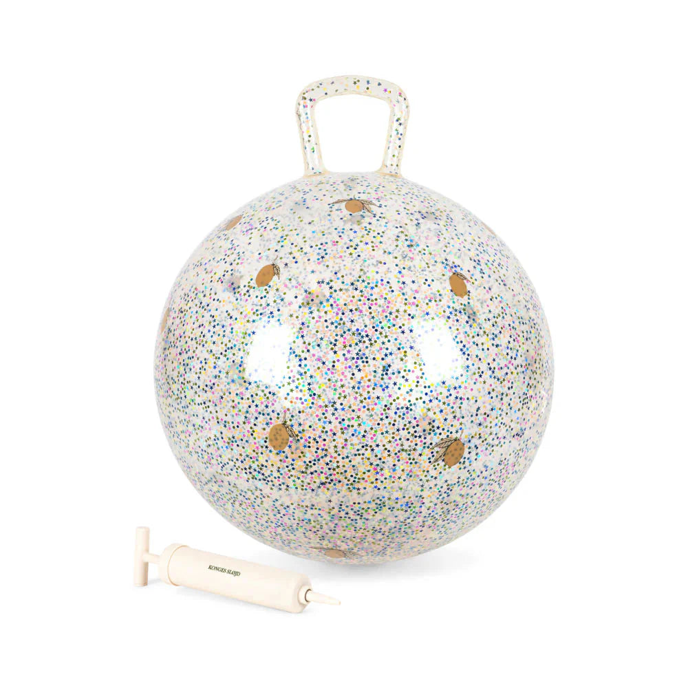 Konges Slojd Glitter Jump Ball | Lemon