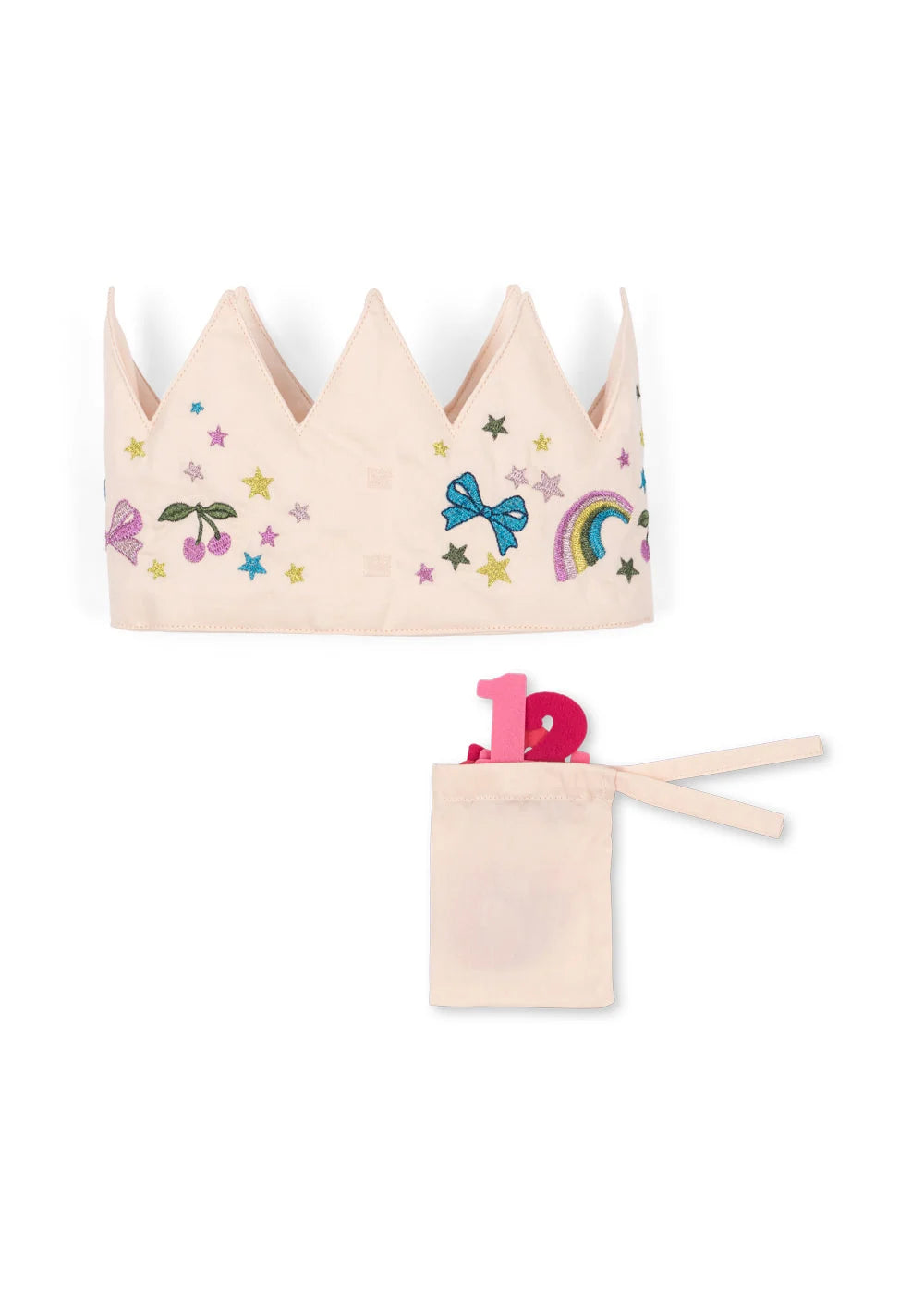 Konges Slojd Birthday Crown Glitter | Rainbow