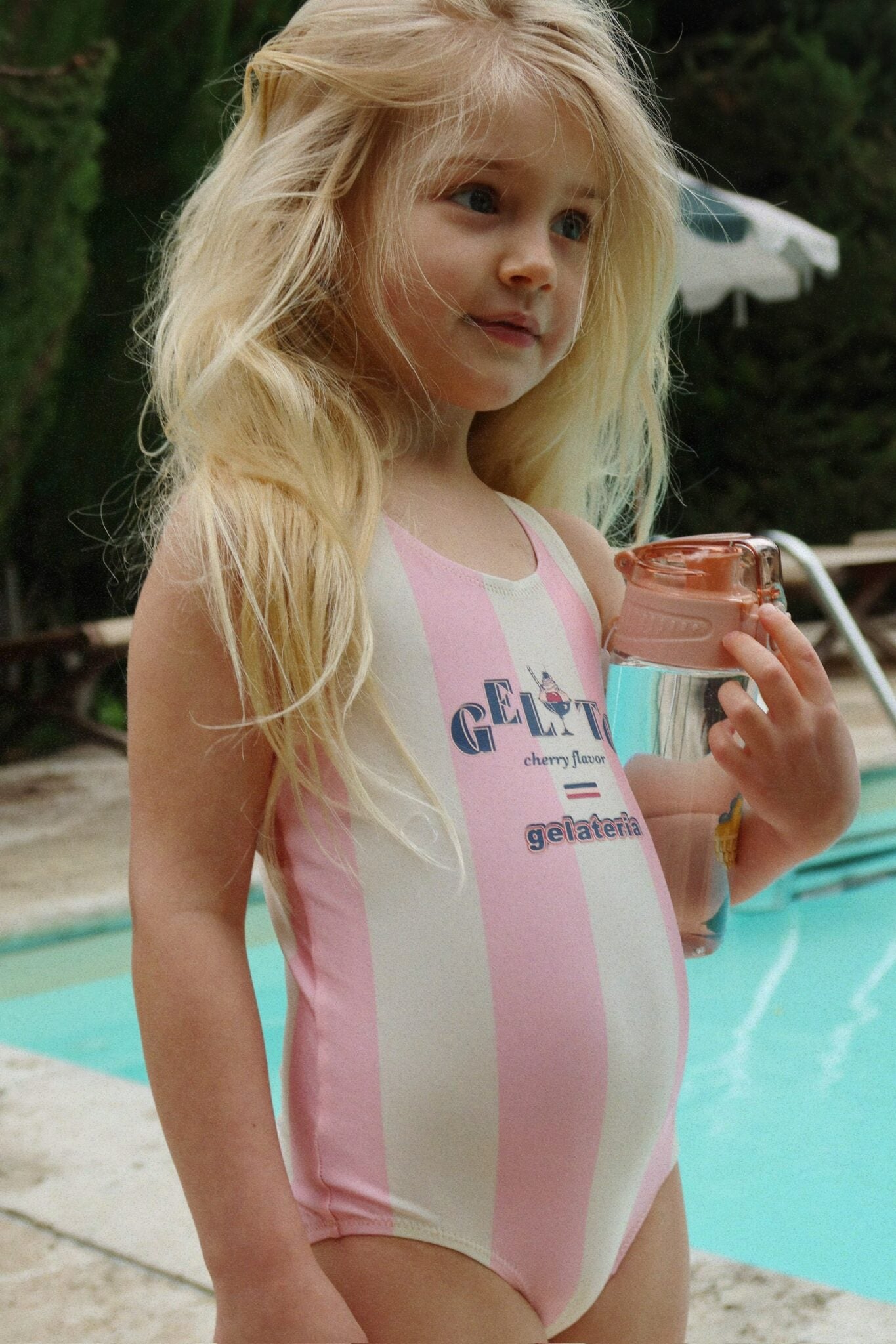 Konges Slojd Pomia Swimsuit GRS | Candy Rose Stripe