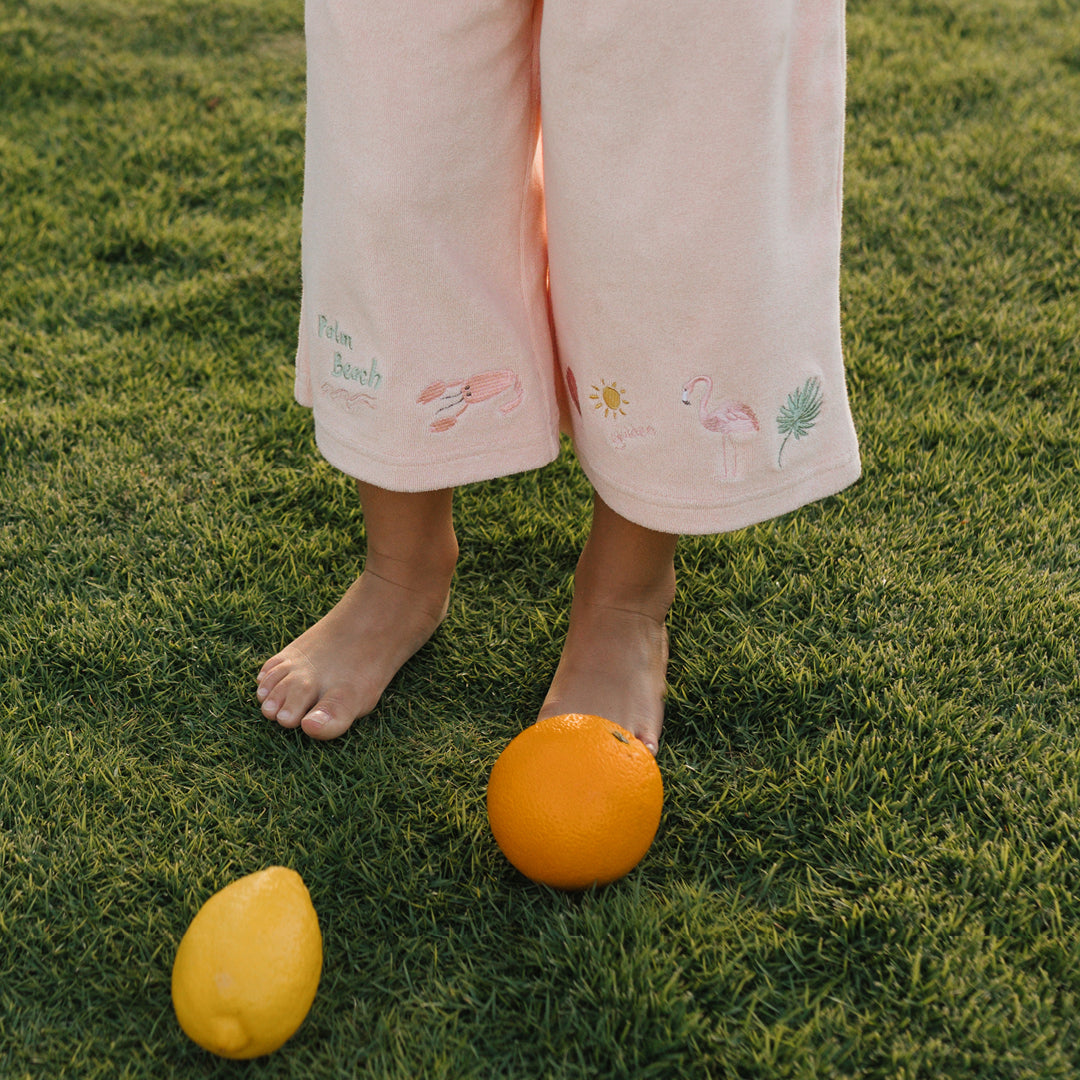 Golden Children Palm Beach Wide Leg Pant | Flamingo Pink