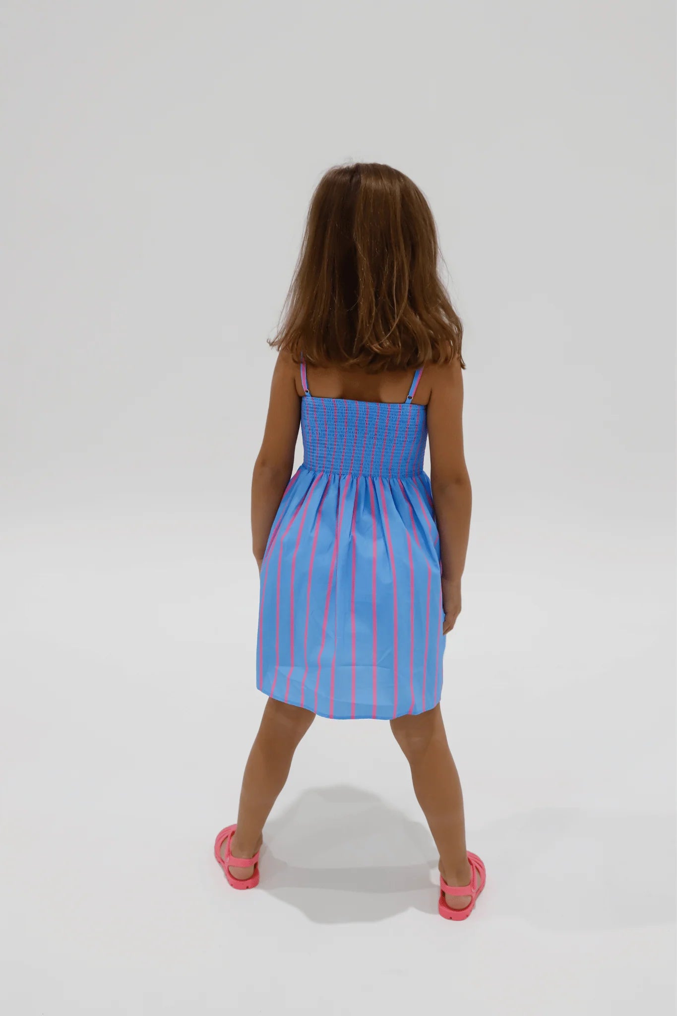 Vika Cleo Stripe Dress | Blue Stripe