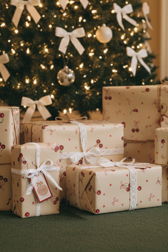 Christmas Gift Wrapping + Card