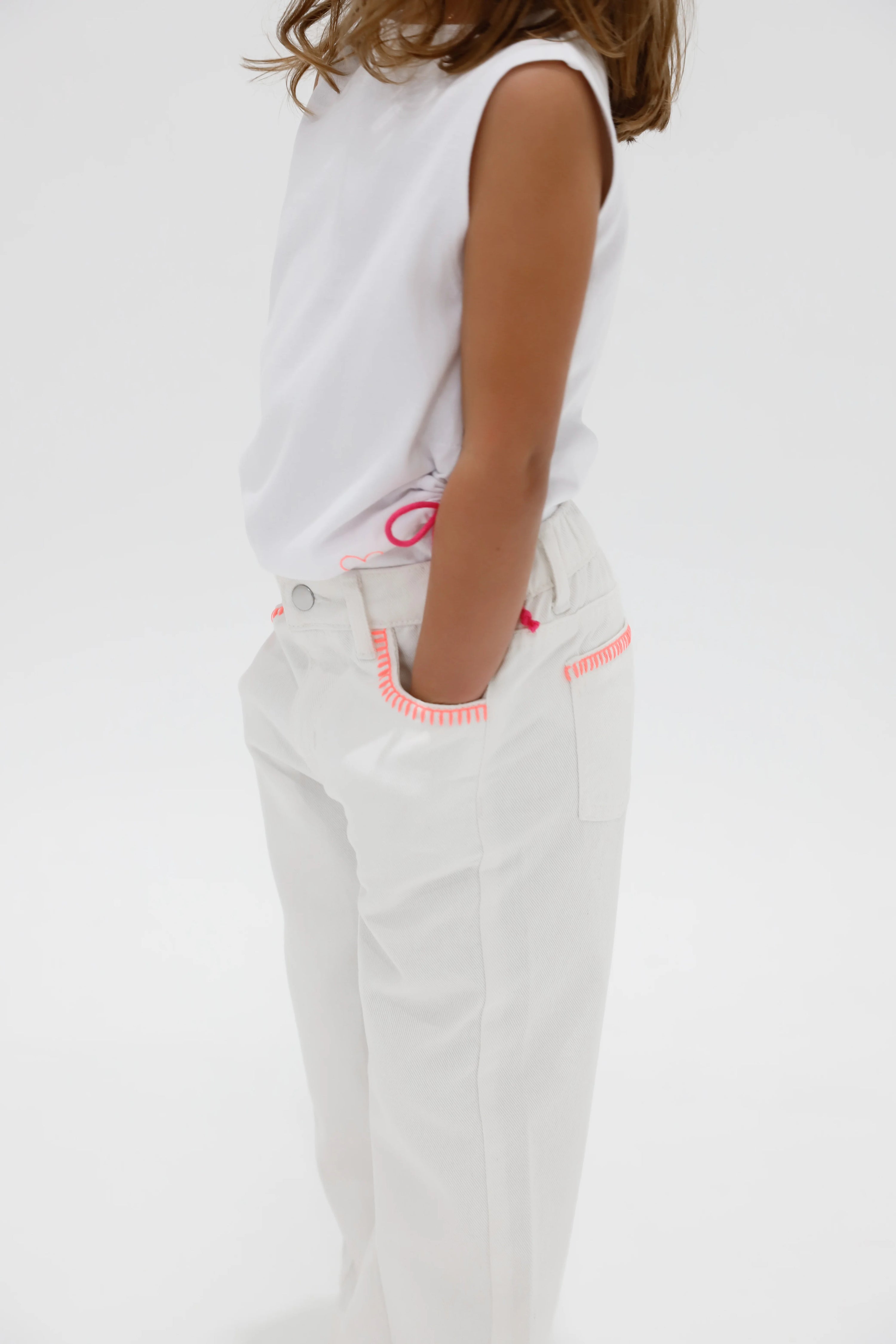 Vika Liv White Denim