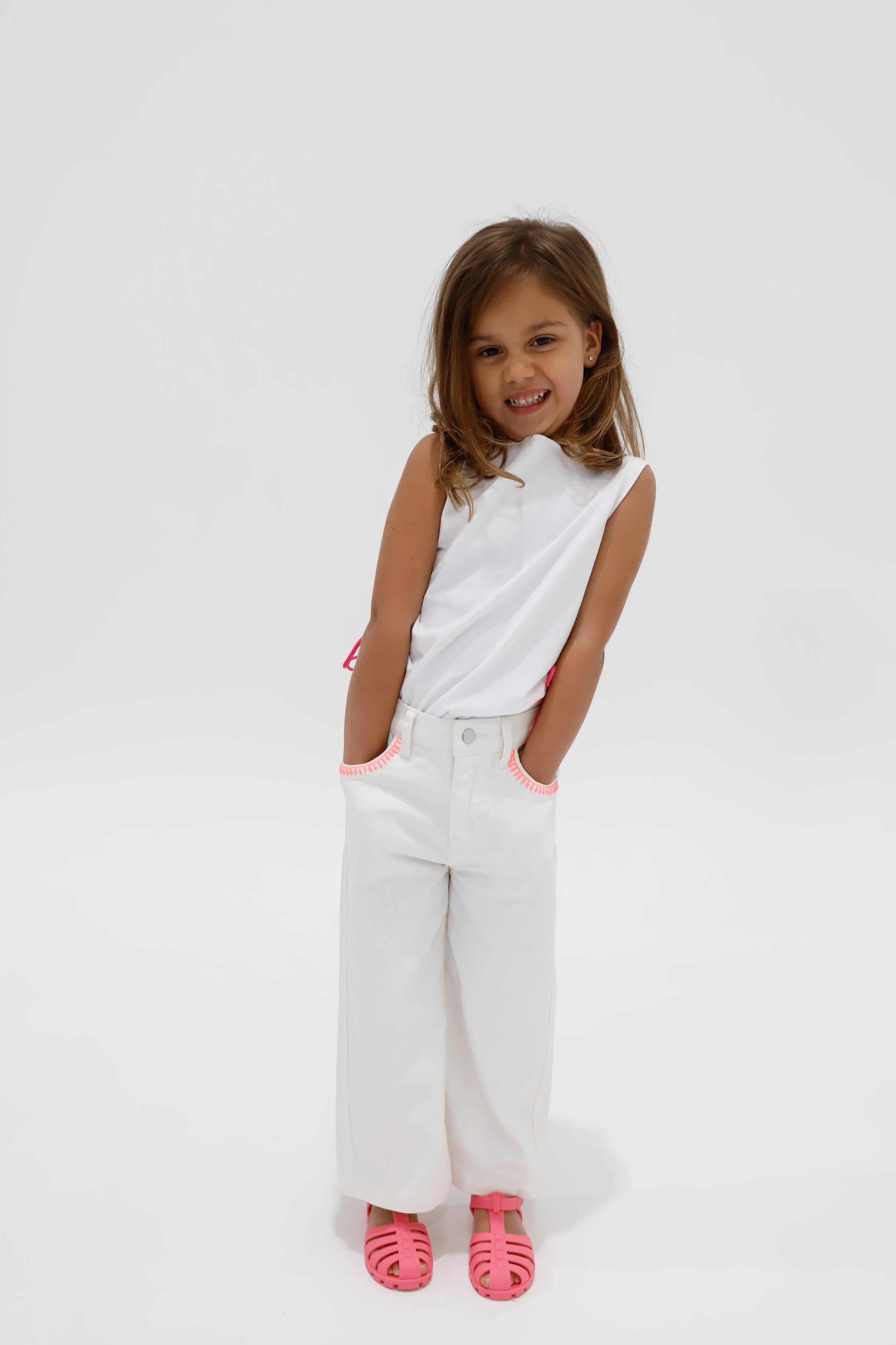 Vika Liv White Denim