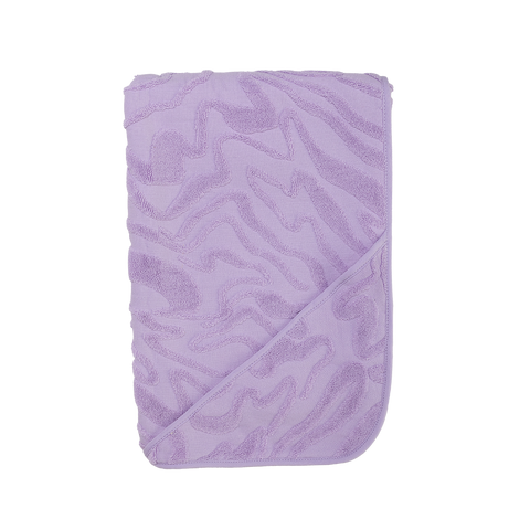 Grown Ripple Baby Hooded Towel - Lilac