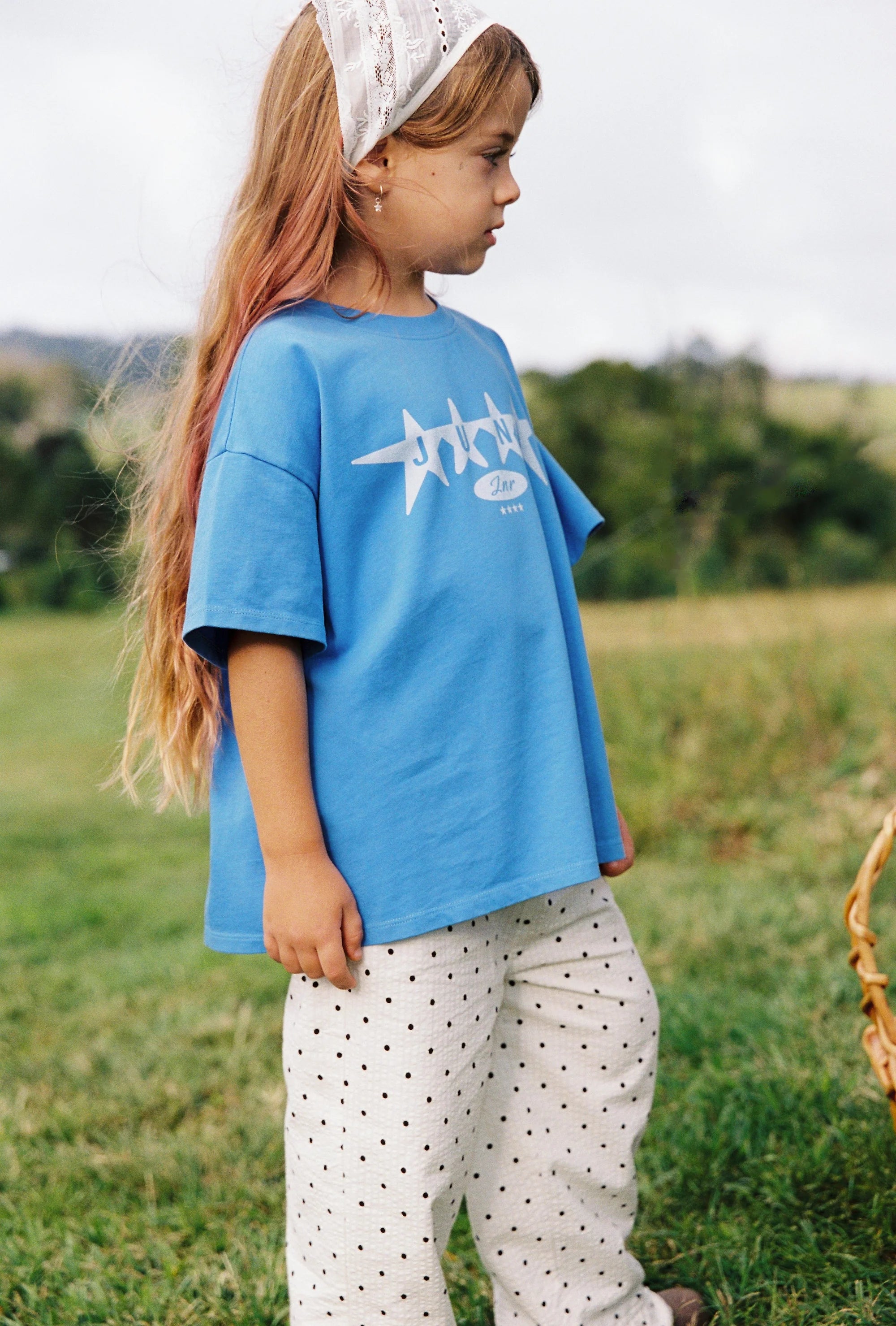 Juni Star Tee | Azure