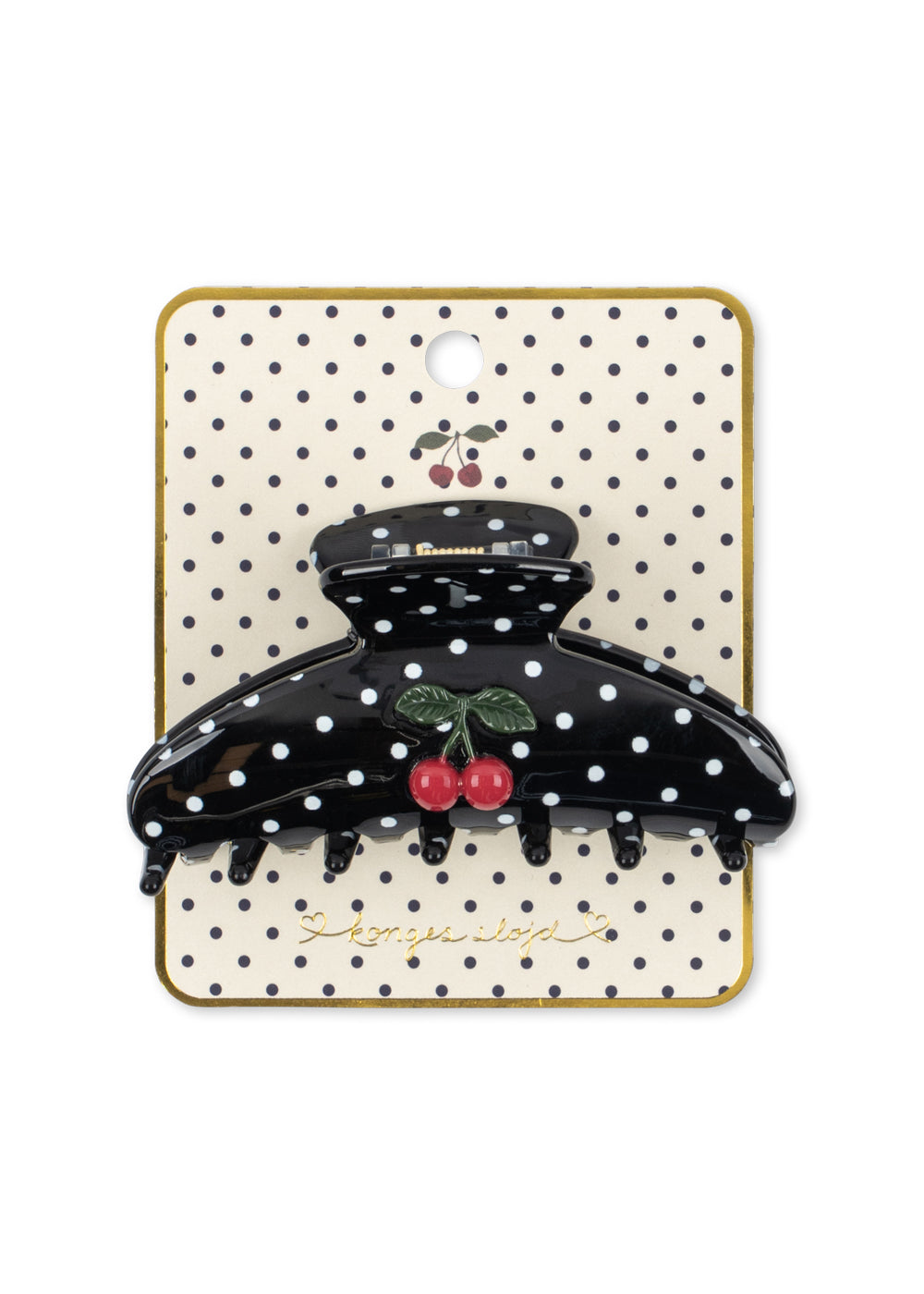 Konges Slojd Cherry Dot Big Hair Claw