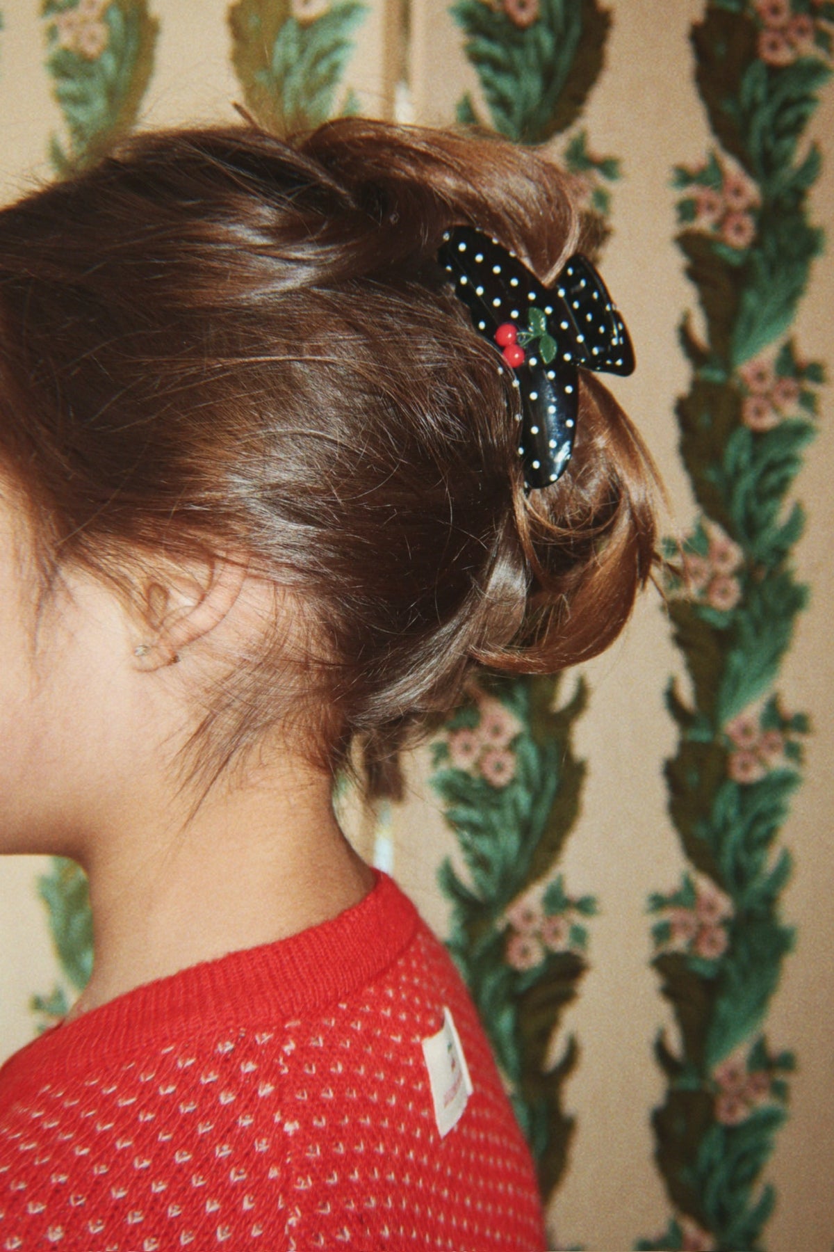 Konges Slojd Cherry Dot Big Hair Claw
