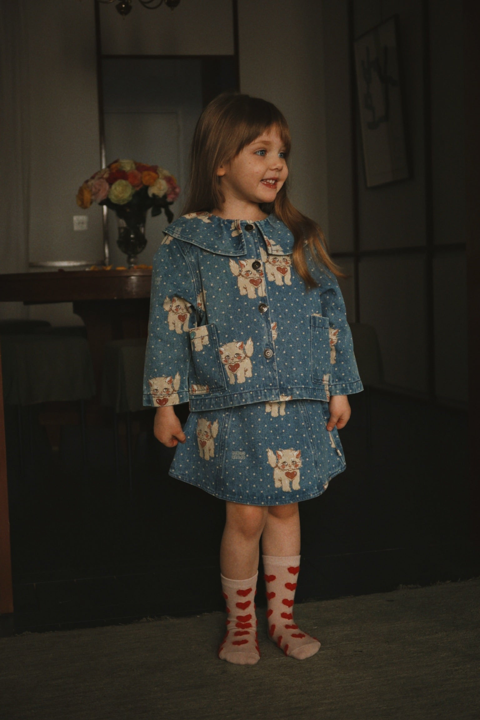Konges Slojd 2 Pack 2 Jaquard Socks | Heart Mix