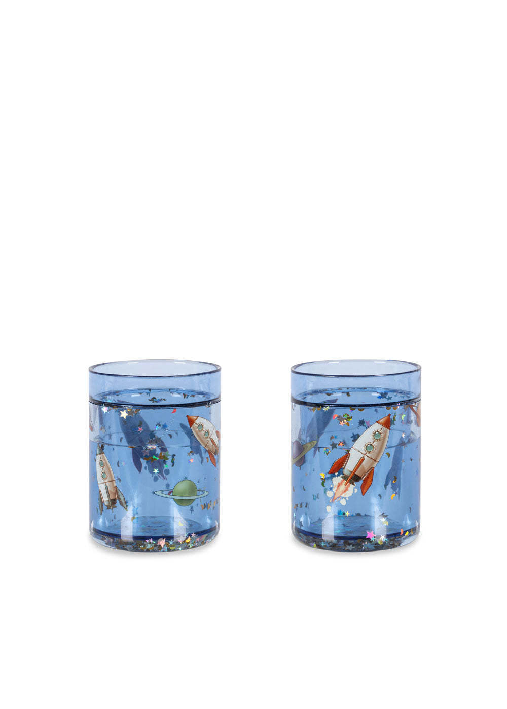 Konges Slojd Glitter Cups 2pc | Outer Space