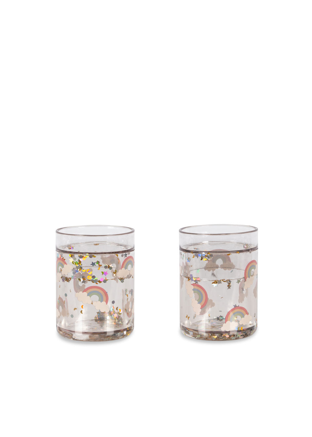 Konges Slojd Glitter Cups 2pc | Rainbow