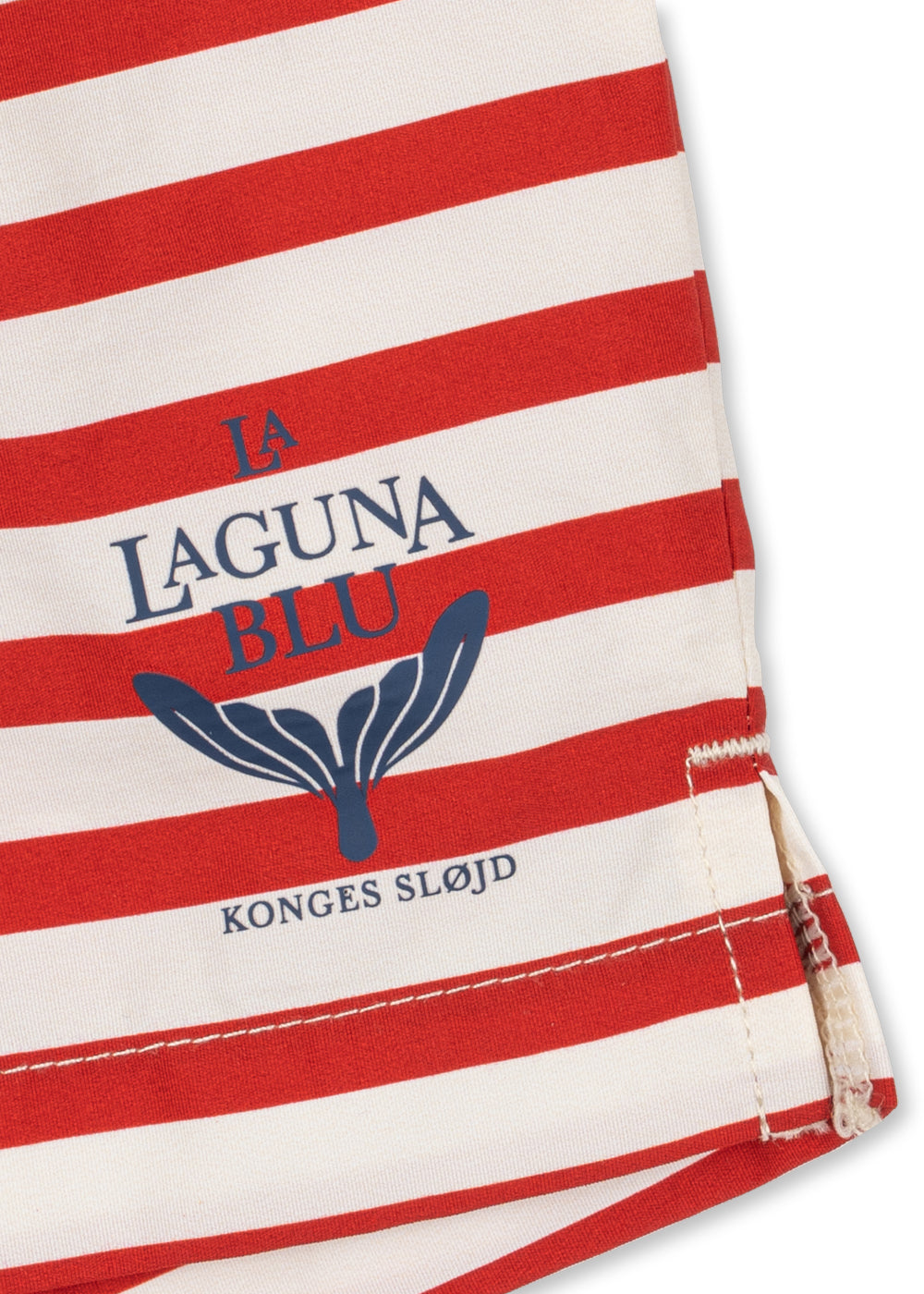 Konges Slojd Asnou Swim Shorts GRS | Stripe Rouge