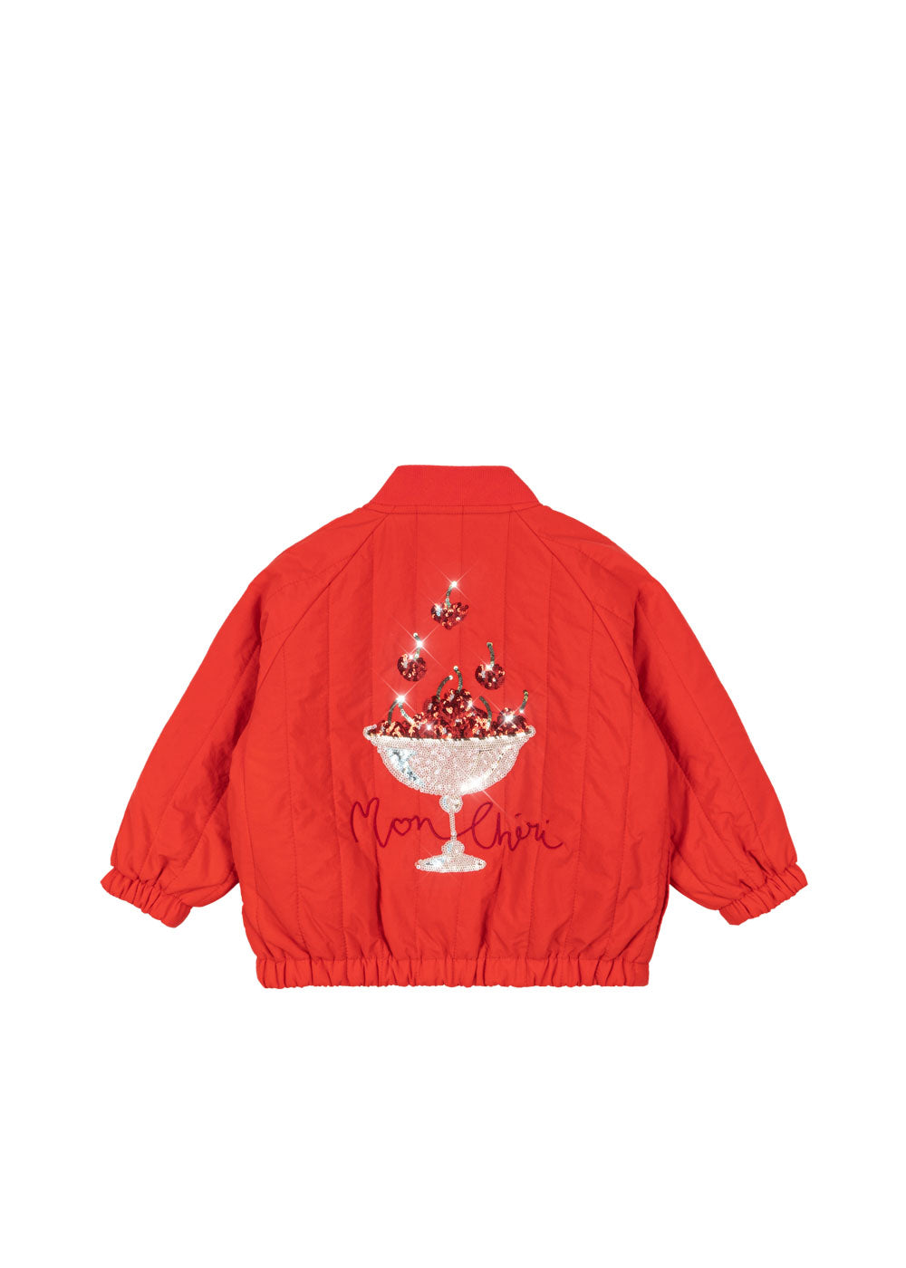 Konges Slojd Juno Sequin Bomber Jacket | Fiery Red