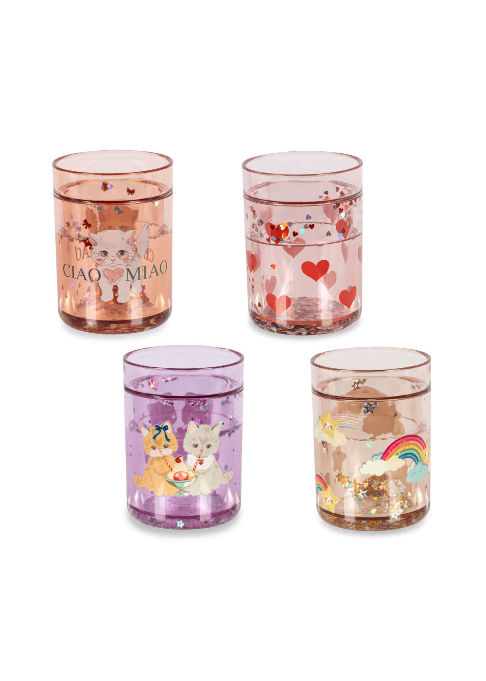 Konges Slojd 4 Pack Glitter Cups | Multi Glitter