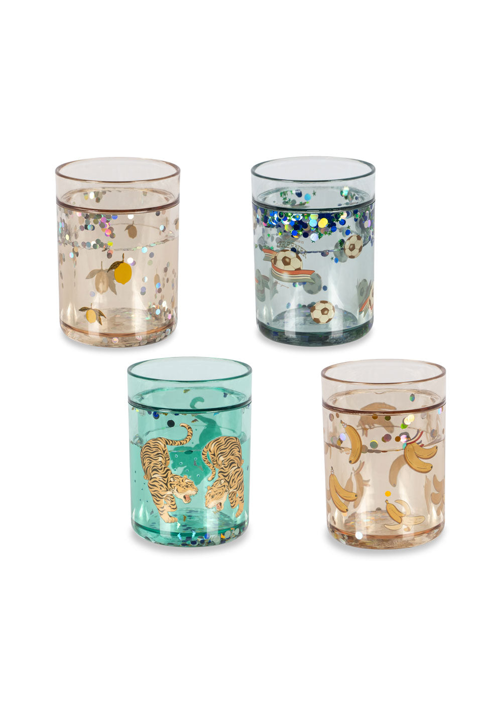 Konges Slojd 4 Pack Glitter Cups | Multi