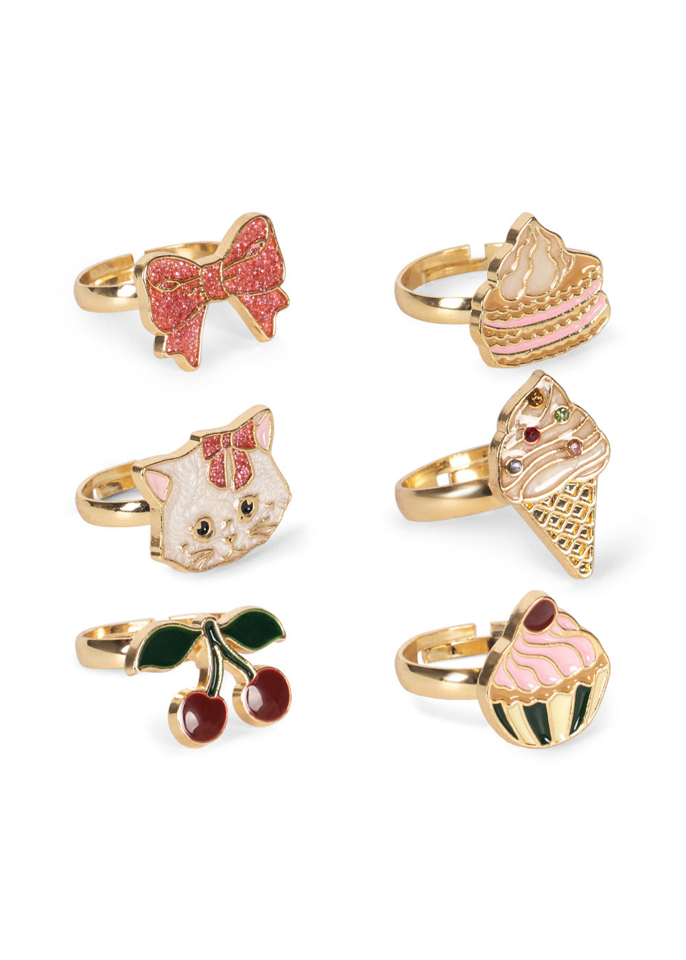 Konges Slojd Kitty Sweets Ring Set | Gold