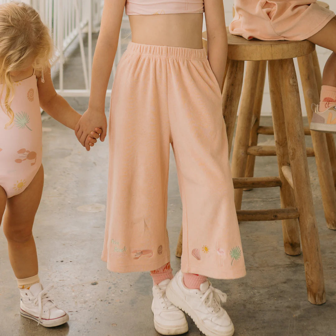 Golden Children Palm Beach Wide Leg Pant | Flamingo Pink