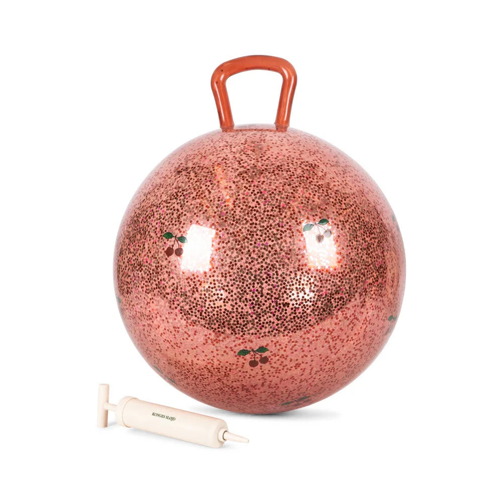 Konges Slojd Glitter Jump Ball | Cherry