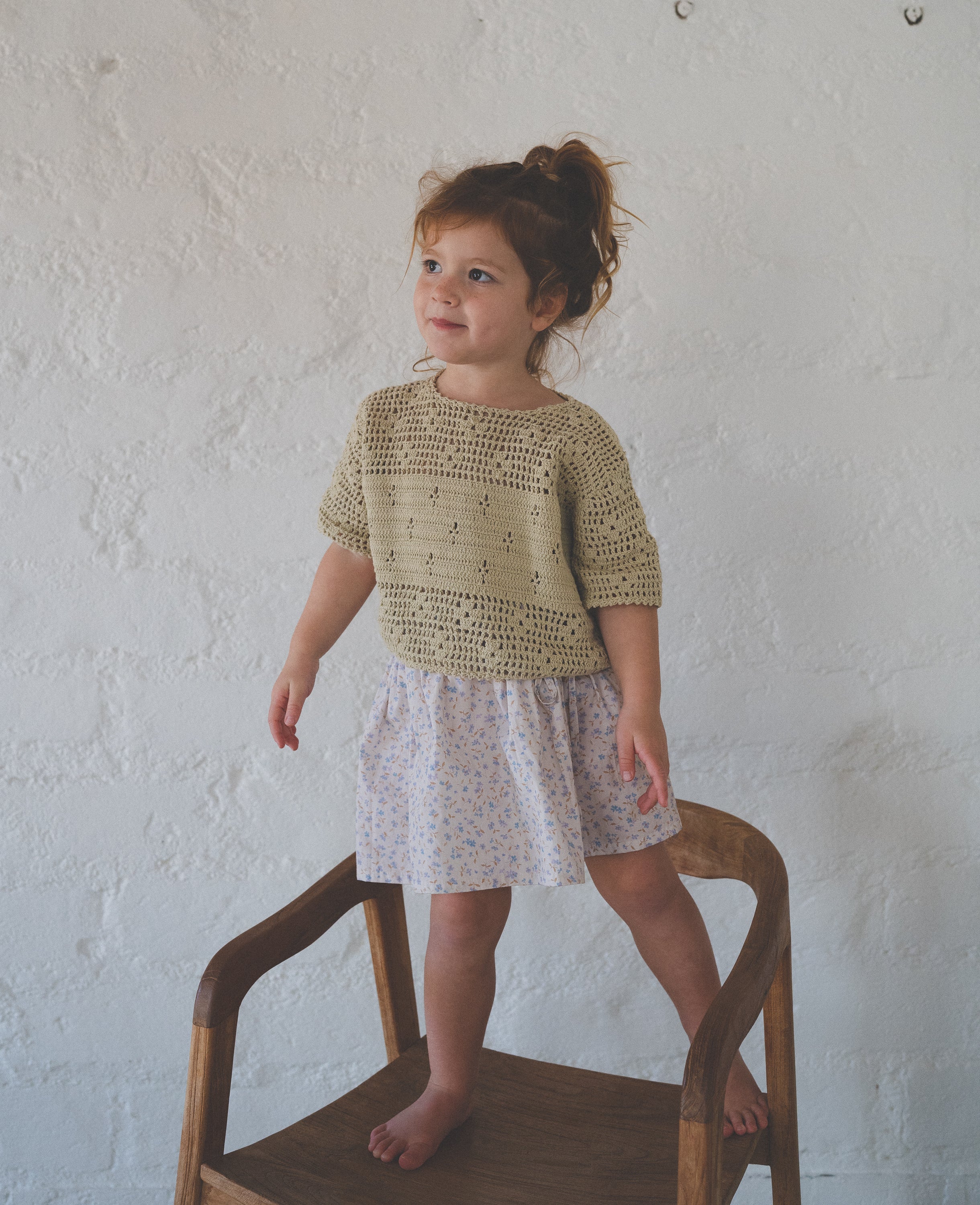 son and daughter クロシェ セットアップ 5-6y son and daughter クロシェ セットアップ 5-6y