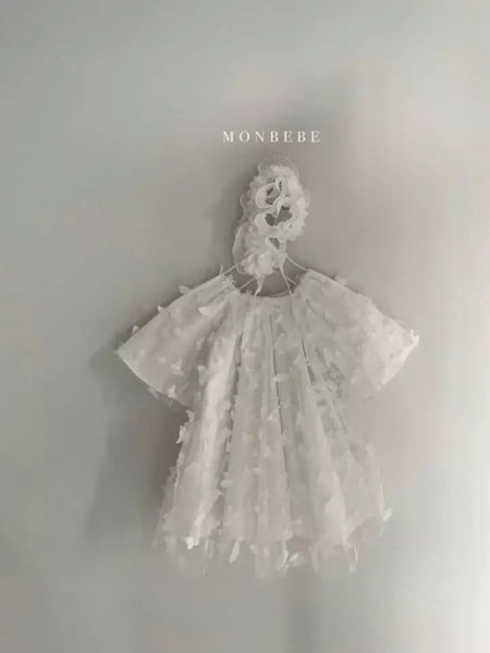 Monbebe Butterfly Dress - Ivory