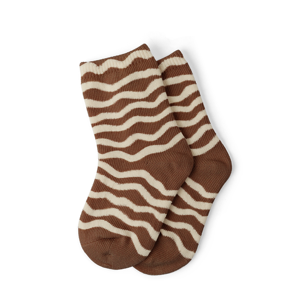 Grown Kids Socks - Espresso River (AW23)