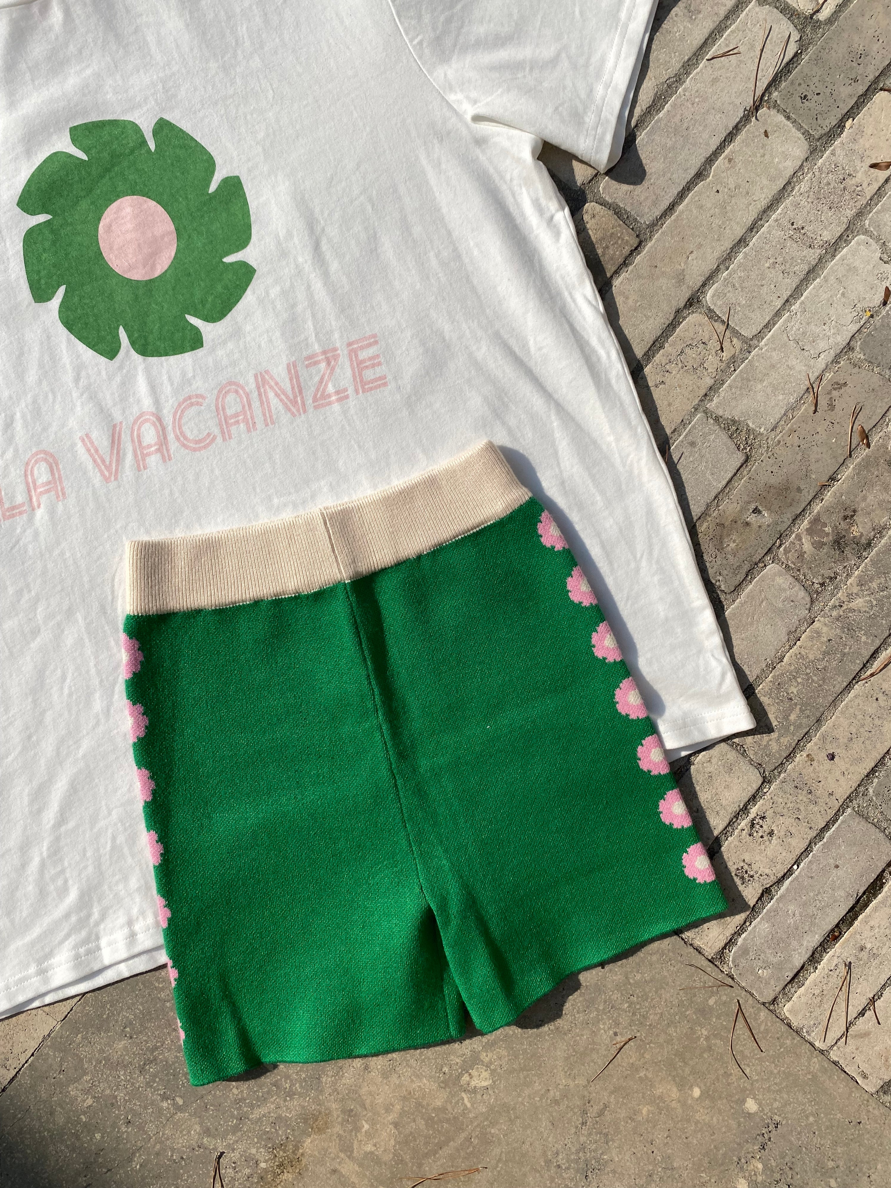 By Billie x Lisa Danielle Fleur Short - Verte